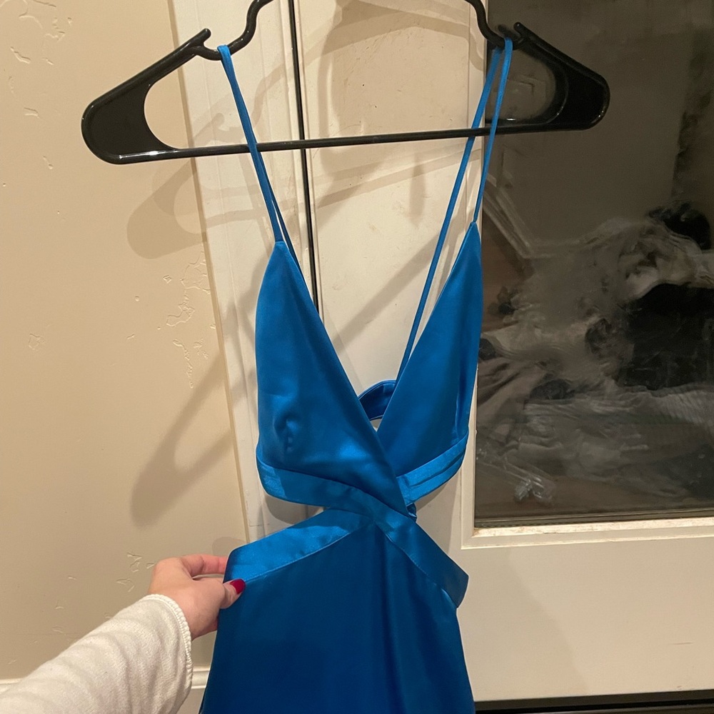 Zara Blue Maxi Dress